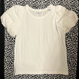 Loft bubble sleeve t shirt
